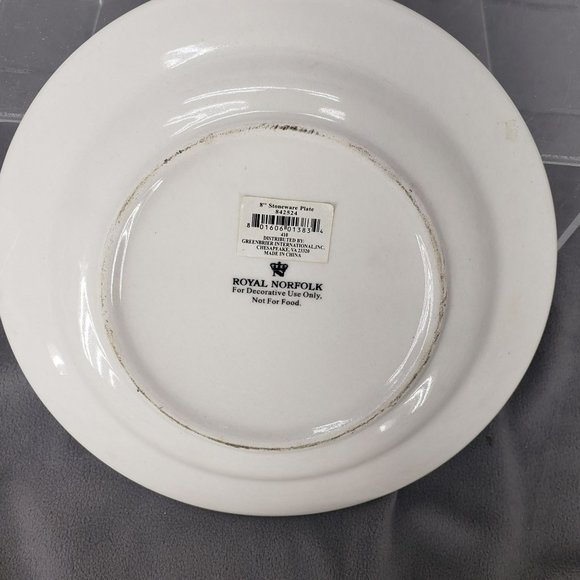 Plate Royal Norfolk Display 8" Dear God If We Miss The Bus Will You Send Another - Picture 3 of 10